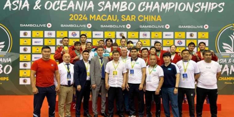 Қазақстан самбошылары Азия чемпионатында топ жарды