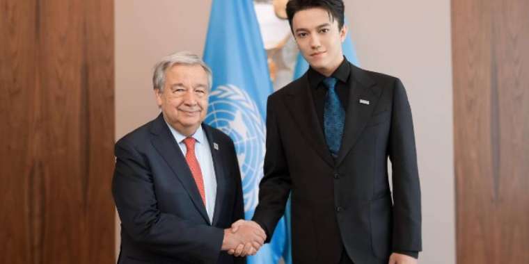 БҰҰ Бас хатшысы Антониу Гутерриш Димаш Құдайбергенмен кездесті