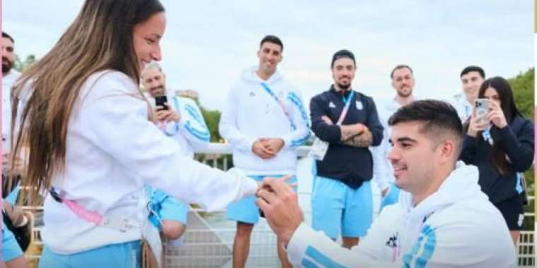 Олимпиада ойындарында спортшы сүйіктісіне үйлену туралы ұсыныс жасады