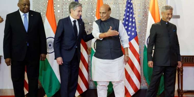 АҚШ-тың мемлекеттік хатшысы Энтони Блинкен Үндістан сыртқы істер министрімен кездесті