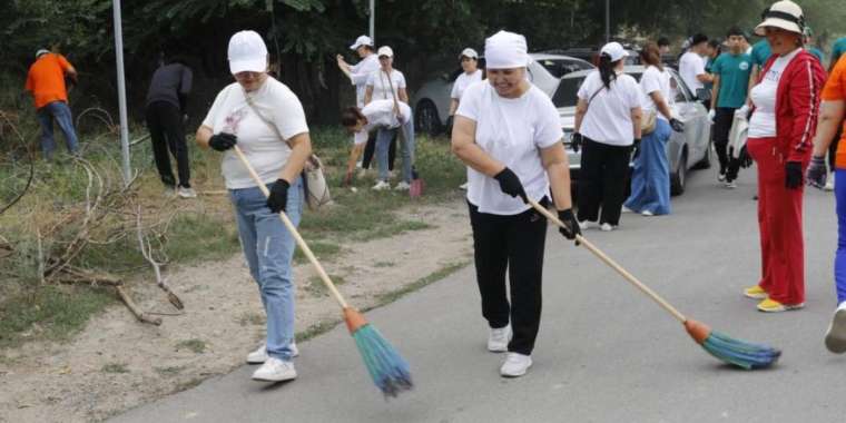 Алматы облысында «Таза Қазақстан» акциясы белсенді түрде жалғасып жатыр