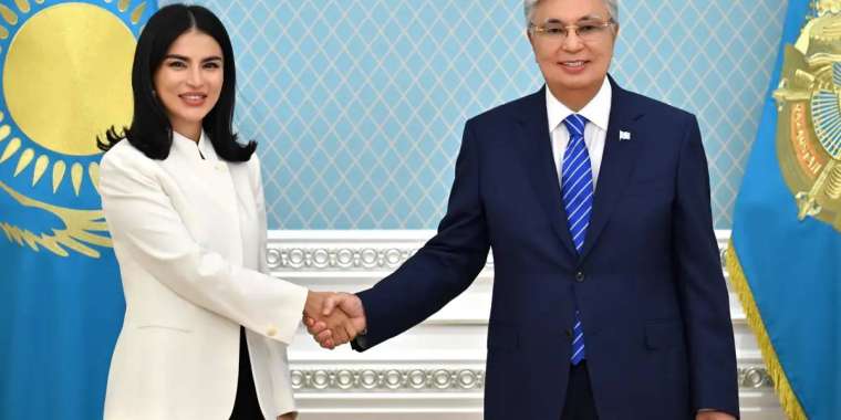 Тоқаев Өзбекстан Президентінің көмекшісі Саида Мирзиёеваны қабылдады