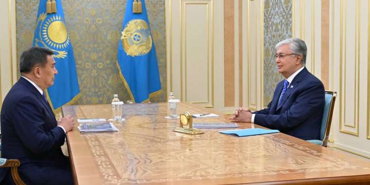 Ақмола облысының әкімі Тоқаевқа есеп берді