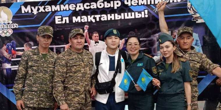 Олимпиадада жанкештілігімен көзге түскен Мұхамедсабыр Базарбайұлы елге оралды