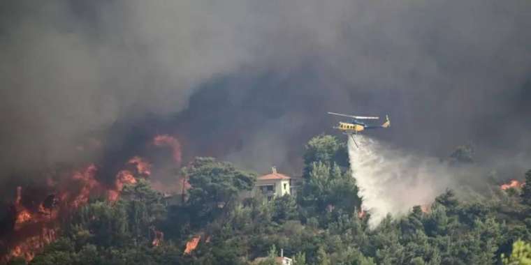 Грекияда алапат өрт. Бірнеше қала тұрғыны көшірілді