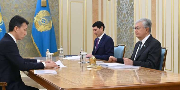 Президент «Қазатомөнеркәсіп» компаниясының төрағасын қабылдады