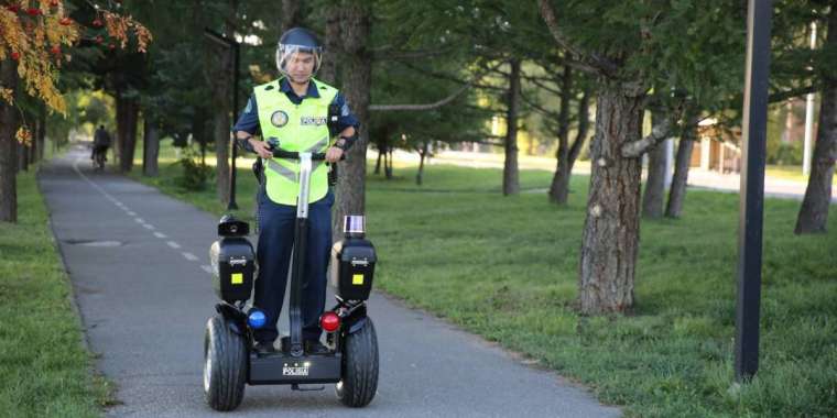 ШҚО полицейлері патрульдік қызметте енді гироскутерлер пайдаланады