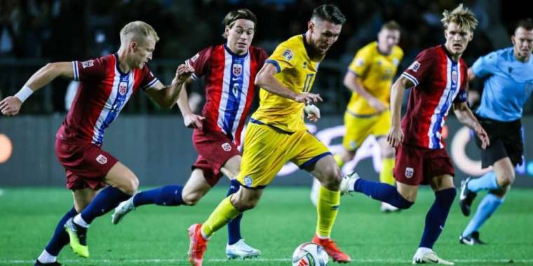 Ұлттар лигасы: Қазақстан өз алаңында Норвегиямен тең түсті