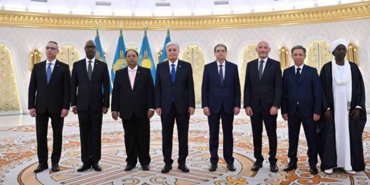 Қасым-Жомарт Тоқаев бірқатар мемлекеттің елшілерінен сенім грамоталарын қабылдады