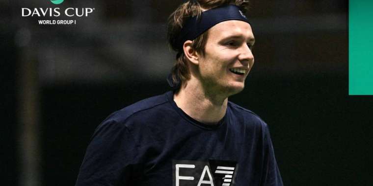 Қазақстан құрамасы теннистен Дэвис кубогінің алғашқы матчында жеңіліп қалды