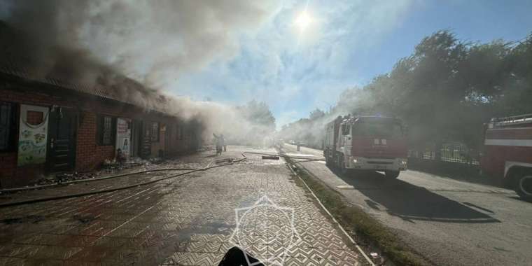 Абай облысында дүкен өртенді