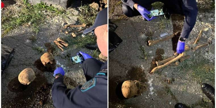 Алматыда ҰҚК Шекара академиясының аумағында адам сүйектері табылды