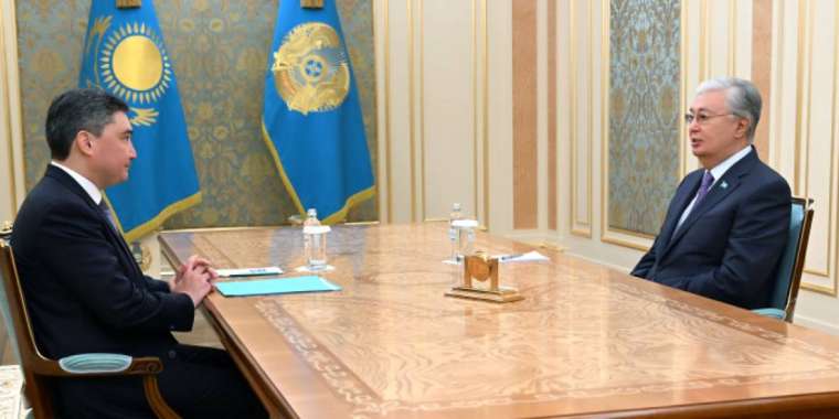 Президент Премьер-Министр Олжас Бектеновті қабылдады