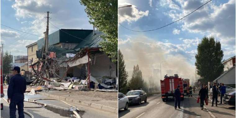 Астанадағы дәмханада болған газ баллоны жарылысы туралы толық мәлімет берілді (ВИДЕО)