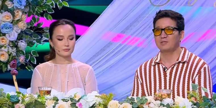 Айқын Төлепберген мен Жұлдыз Өмірғали эфирде үйлену тойын өткізді