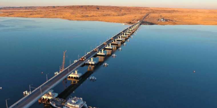 Қазақстандағы ең ұзын көпір сынақтан өтті 