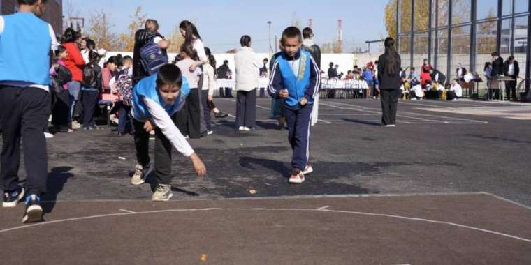 Байқоңыр ауданында жаңа спорт алаңы ашылды