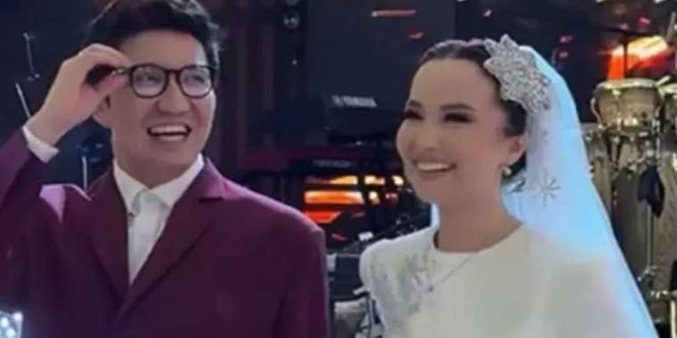 Айқын Төлепберген мен Жұлдыз Өмірғали үйлену тойын жасады