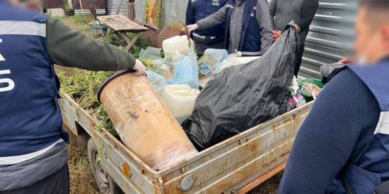 Ақмола облысында есірткінің ірі зертханасы жойылды