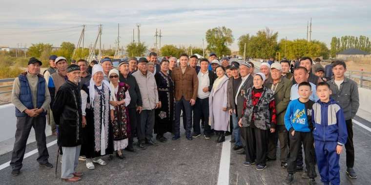 Жаңаталаптағы жаңа көпір қолданысқа берілді
