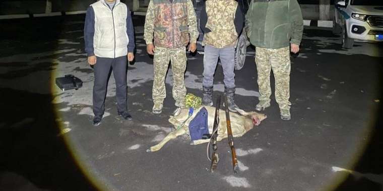 «Қызыл кітапқа» енген жануарларды аулаған браконьерлер ұсталды