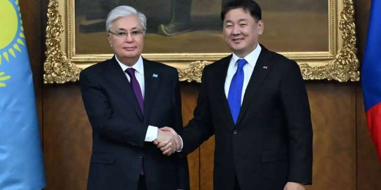 Қазақстан мен Моңғолия Президенттері екіжақты жобаларды жүзеге асыруға келісті