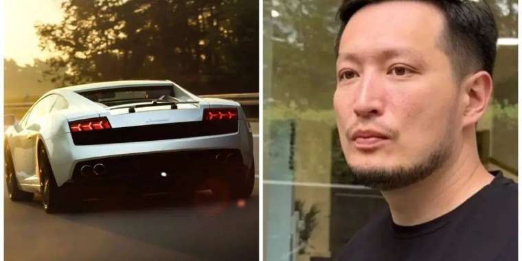 Трюк жасамақ болған жігіт Lamborghini көлігінің астына түсіп көз жұмды