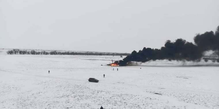 Ақтөбе облысында тікұшақ қатты қонып, экипаж мүшесі қаза тапты