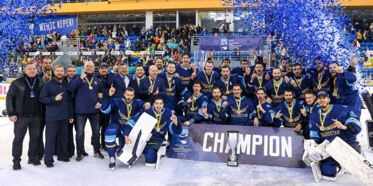 Қазақстан хоккейден алғашқы Азия чемпионатының жеңімпазы