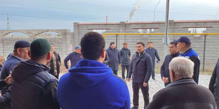 В Шымкенте к природному газу подключили еще один населенный пункт