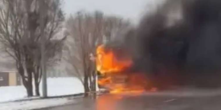 Астанада автобус отқа оранды