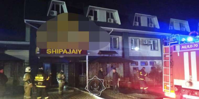 Түркістан облысында шипажайда өрт шықты