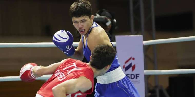 Боксшы Санжар Тәшкенбай Азия чемпионатының ширек финалына өтті