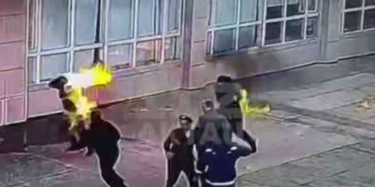 Ақтауда өз-өзін өртеген адамның жағдайы өте ауыр