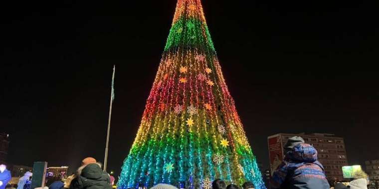 Ақтауда жаңа жылдық безендіруге  76 млн бөлінген