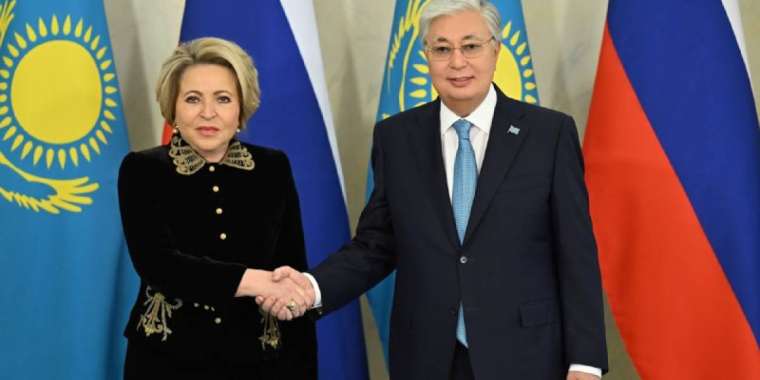 Қасым-Жомарт Тоқаев Ресейдің Федералдық Жиналысы Федерация Кеңесінің төрағасымен кездесті