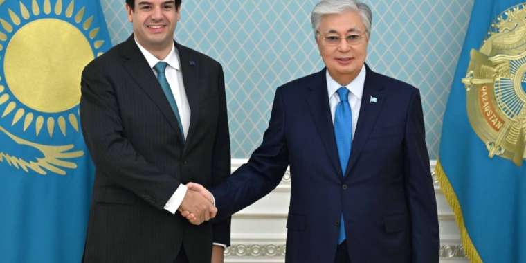 Мемлекет басшысы Euronews директорлар кеңесінің төрағасы Педро Варгас Давидті қабылдады