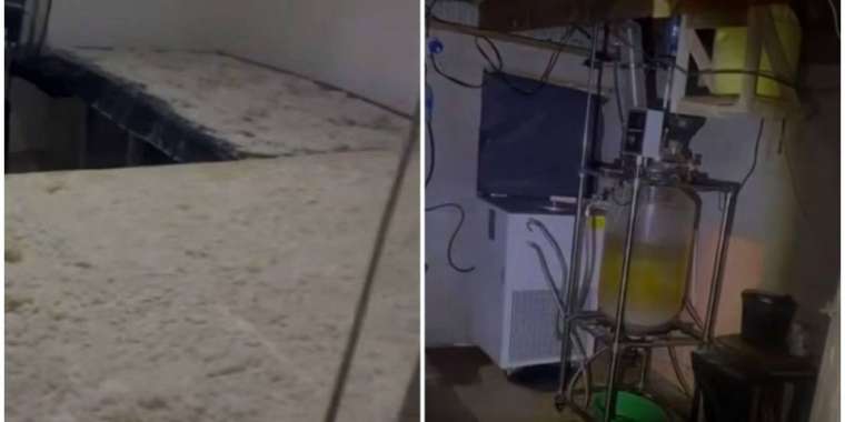 Жетісуда «мефедрон» дайындайтын зертхана жойылды (ВИДЕО)