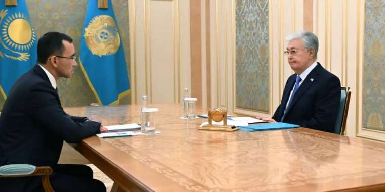 Президент Сенат төрағасы Мәулен Әшімбаевты қабылдады
