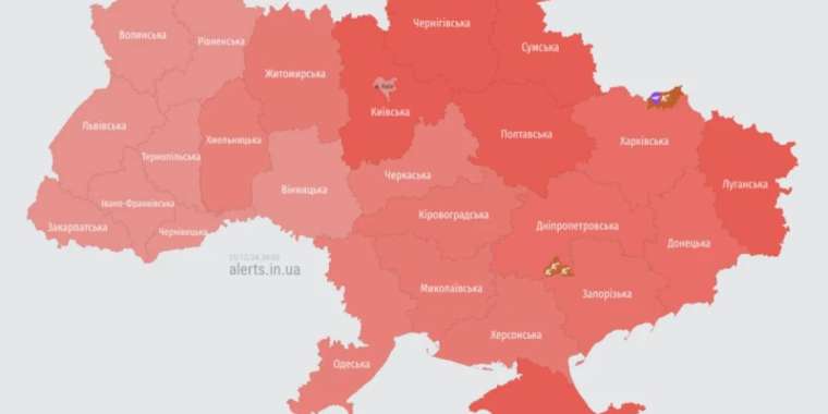 Дәл қазір: Ресей Украинаны зымыранмен толассыз атқылап жатыр