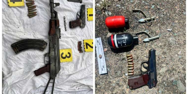 Талдықорғанда «Қаңтар» оқиғасы кезінде ұрланған автомат пен тапаншалар табылды