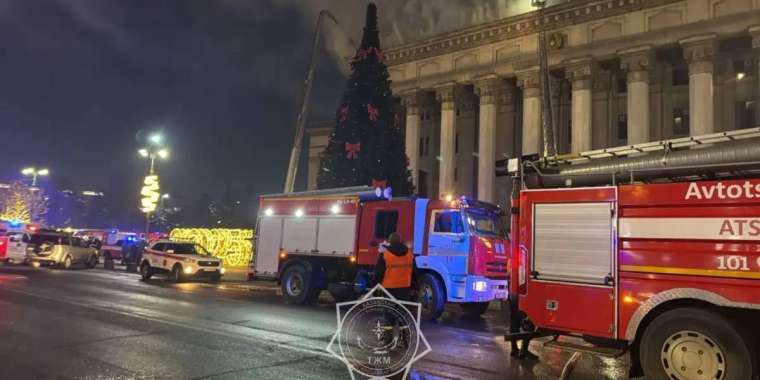 Түнде ҚБТУ-дан өрт шықты