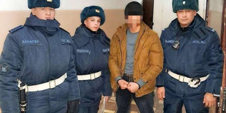 Көкшетауда Ұлттық ұлан сарбаздары адам өлтірген күдіктіні бірден ұстады