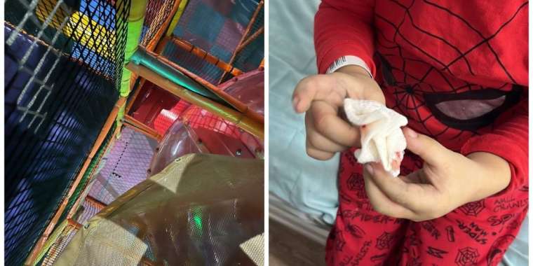 Павлодарда сауда, ойын-сауық орталығында 4 жасар бала биіктен құлады