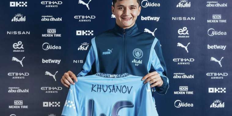 Ресми: Абдукодир Хусанов - "Манчестер Сити" ойыншысы