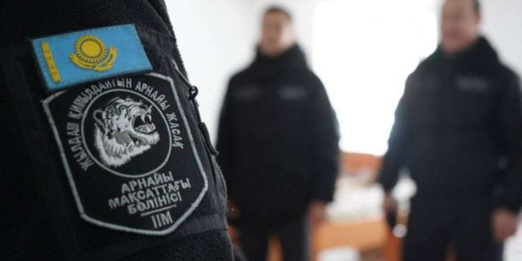 Астанада арнайы жасақ жігіттерін ұрып кеткен