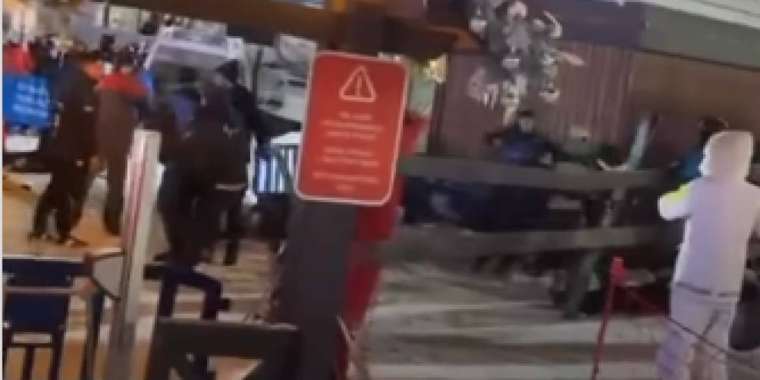 Шымбұлақта ішімдік ішкен шетелдіктер қызметкерге шабуыл жасады