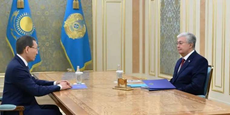 Президент Орталық сайлау комиссиясының төрағасы Нұрлан Әбдіровті қабылдады