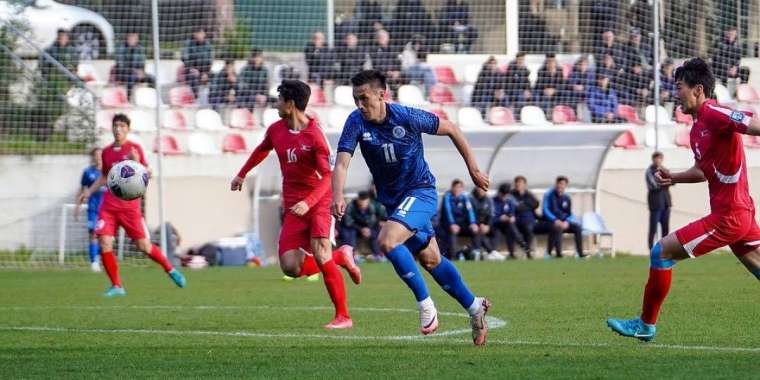 Футболдан Қазақстан құрамасы Солтүстік Кореядан жеңілді