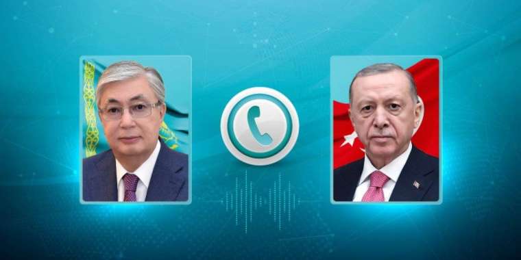 Тоқаев Түркия президенті Режеп Тайип Ердоғанға қоңырау шалды